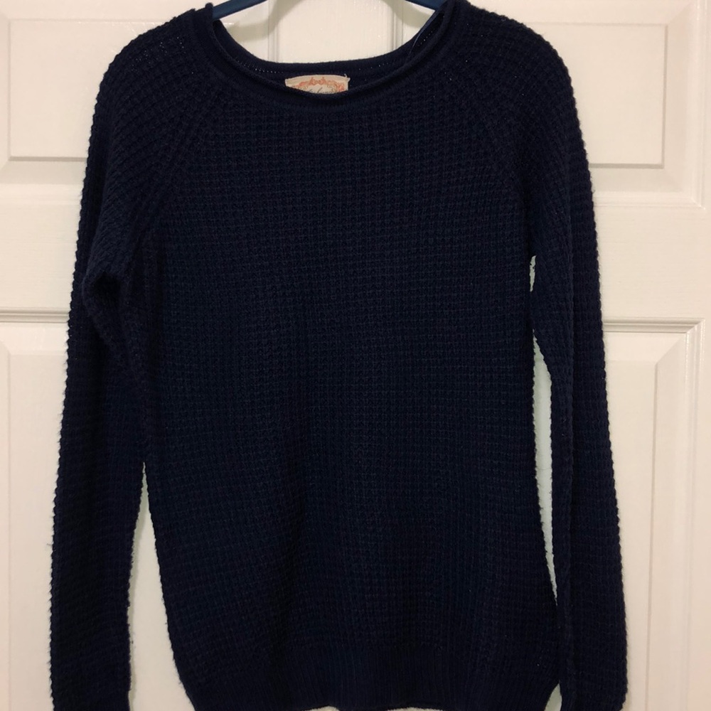Navy blue Knitted sweater